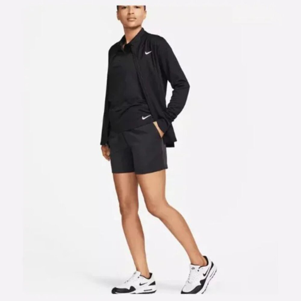 NIKE NWT Dri-FIT Victory Golf Shorts Standard Fit Black Plus Women's 3X x 4.5"
